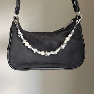 Handmade Faux Pearl Bag Charm